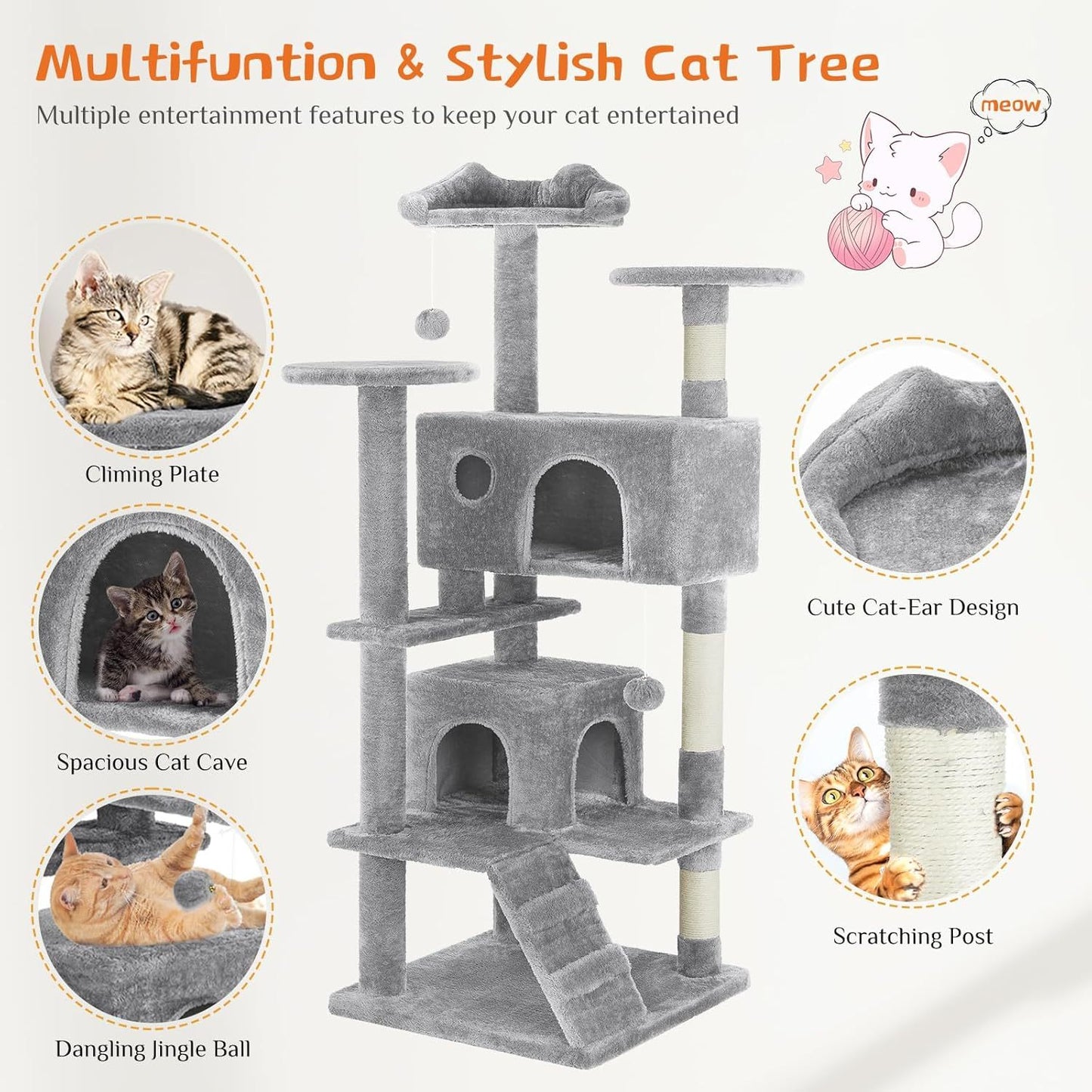 Luxury Cat Tower Playhouse
