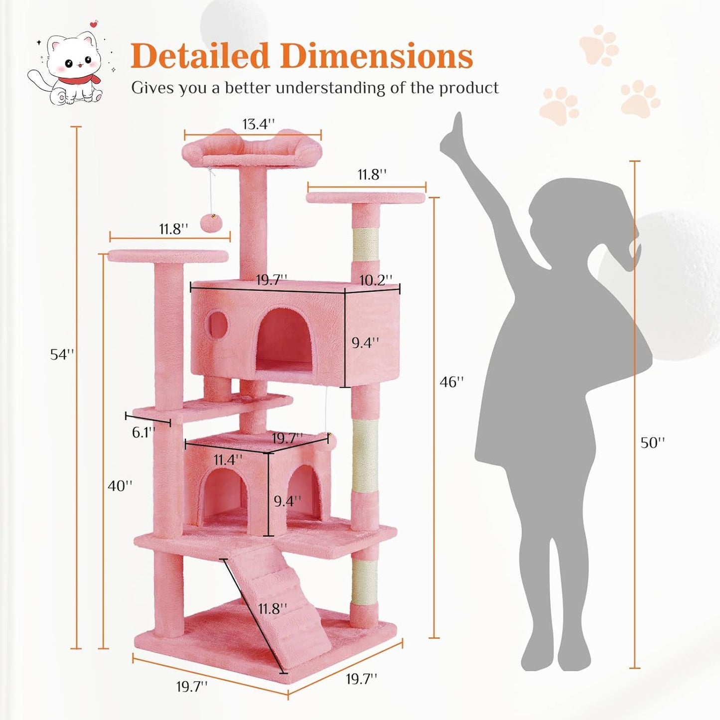 Luxury Cat Tower Playhouse