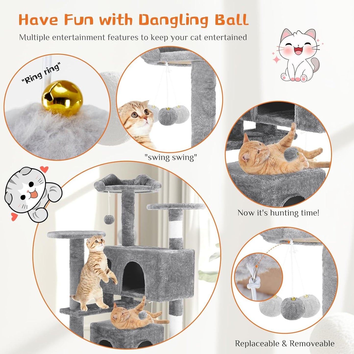 Luxury Cat Tower Playhouse