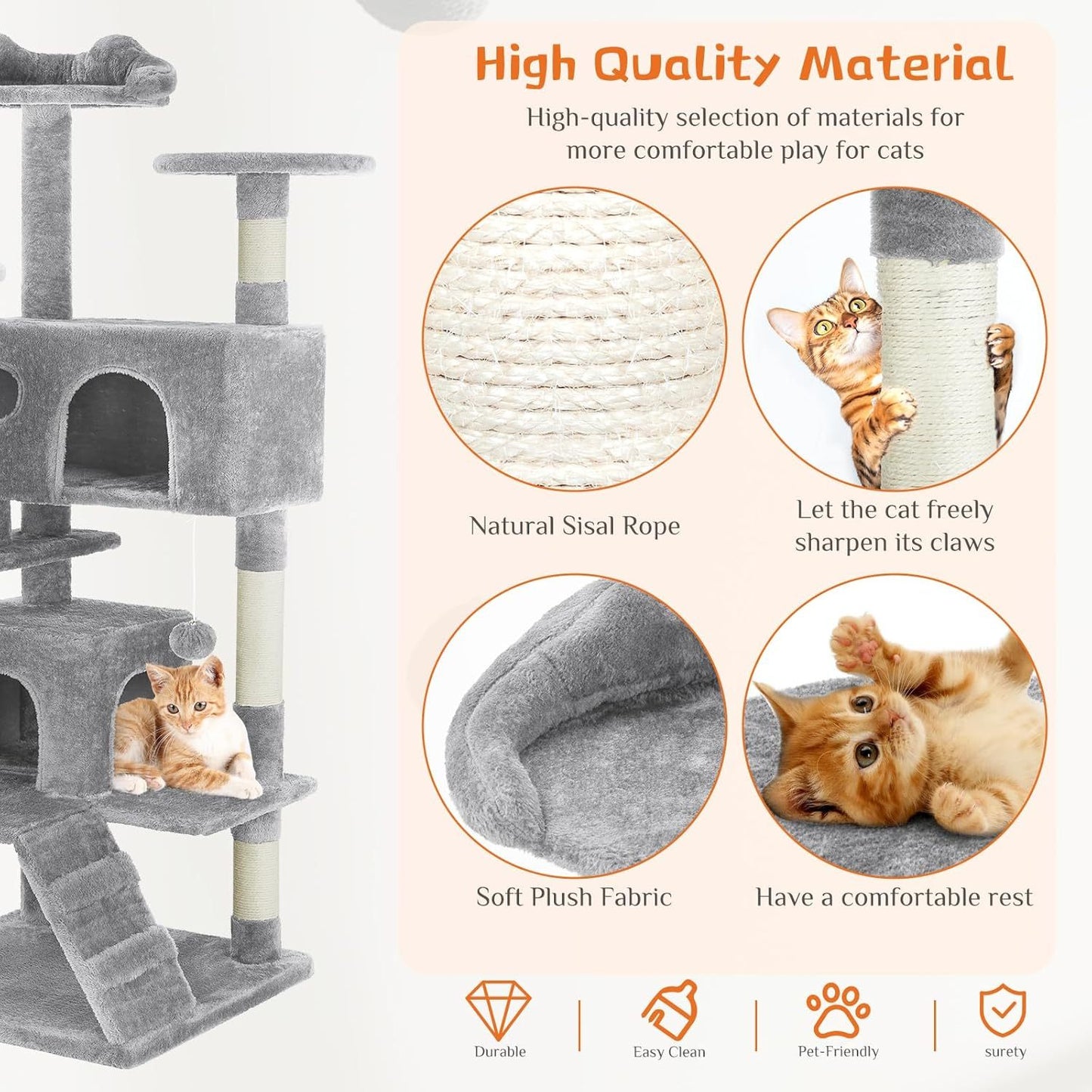 Luxury Cat Tower Playhouse