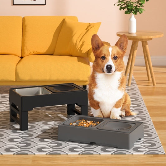 Raised Dog Feeding Station